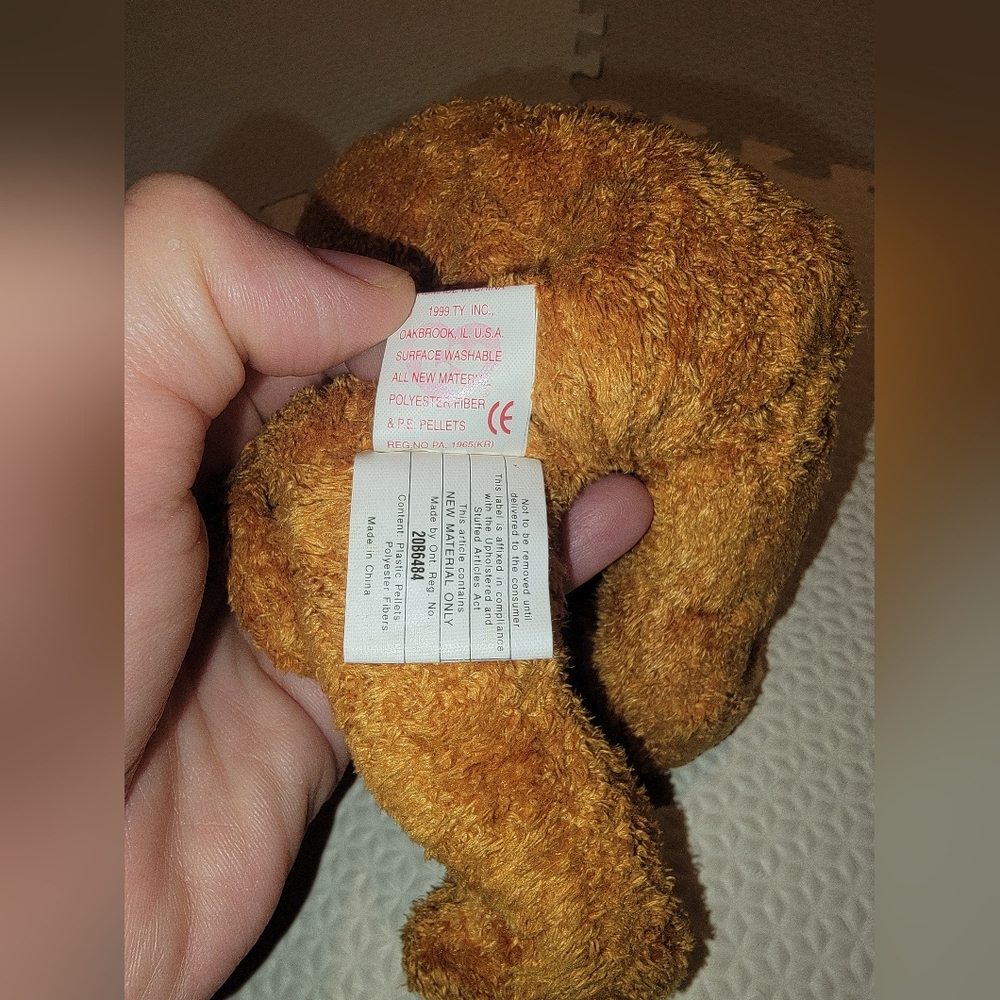 Fuzz Ty Original Beanie Baby - Picture 5 of 6